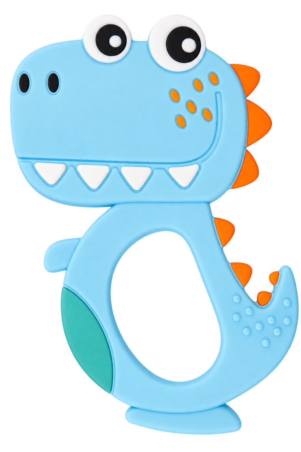 KidoThrive Dino Teether – Dinosaur-Shaped Baby Teething Toy